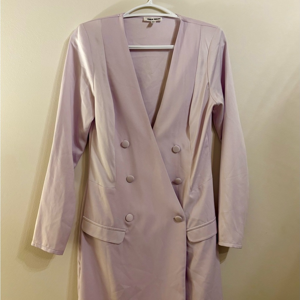 Public Desire Lilac Blazer Dress